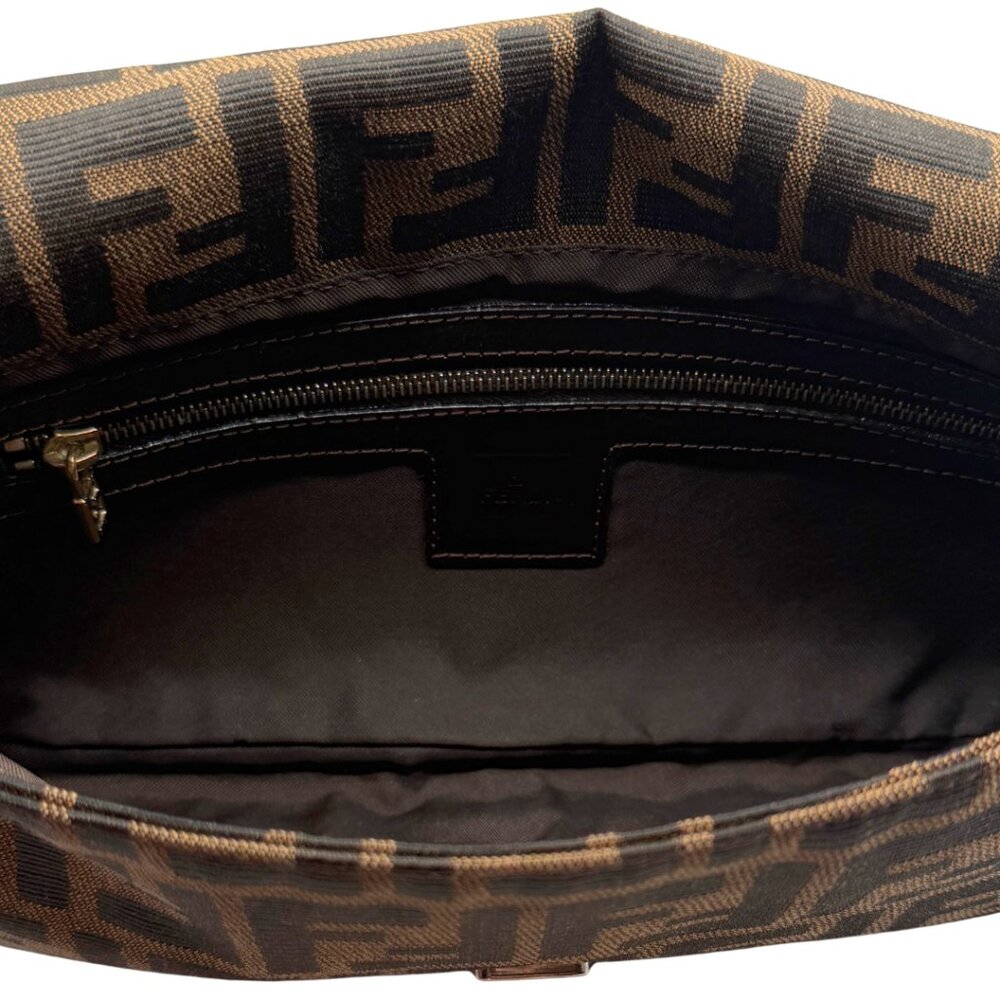 •SOLD•Vintage FENDI Zucca Baguette with Rare Gold Hardware - Picture 8 of 11